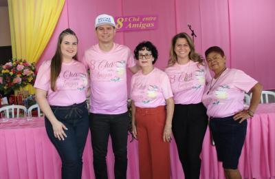 A Prefeitura Municipal de Mirassol D'Oeste, atrav&eacute;s da Secretaria de Desenvolvimento Social, realizou o 8&ordm; CH&Aacute; ENTRE AMIGAS.