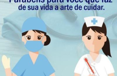 Homenagem aos Enfermeiros.