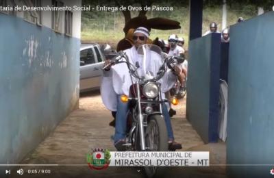 Secretaria de Desenvolvimento Social faz entrega de Ovos de P&aacute;scoa