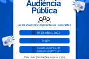 AUDI&Ecirc;NCIA P&Uacute;BLICA  DA LEI DE DIRETRIZES OR&Ccedil;AMENT&Aacute;RIAS - LDO 2027