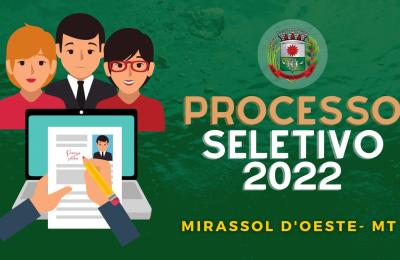 Processo Seletivo ser&aacute; realizado pela Prefeitura de Mirassol D&rsquo;Oeste &ndash; MT