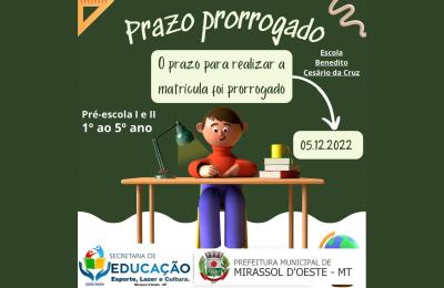 PRAZO PRORROGADO