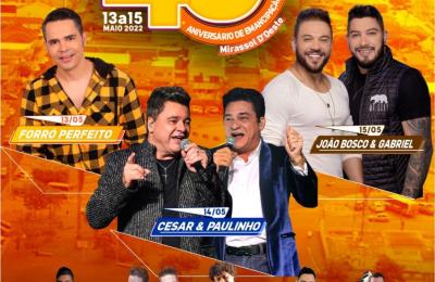 46&deg; ANIVERS&Aacute;RIO DE EMANCIPA&Ccedil;&Atilde;O DE MIRASSOL D'OESTE MT.