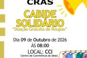 CRAS promove Cabide Solid&aacute;rio com doa&ccedil;&atilde;o gratuita de roupas em Mirassol d&rsquo;Oeste