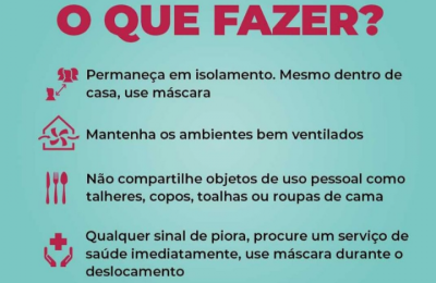 Testei positivo, e agora?