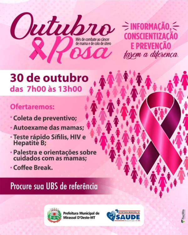 OUTUBRO ROSA &mdash; PREVEN&Ccedil;&Atilde;O E CUIDADO-2026