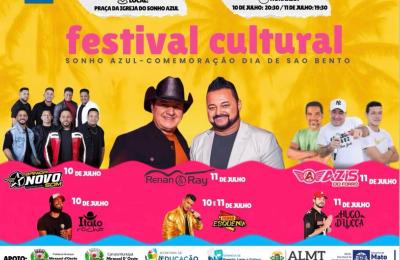 Festival Cultural Sonho Azul celebra cultura e tradi&ccedil;&atilde;o em Mirassol d&rsquo;Oeste