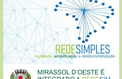 Prefeitura de Mirassol D&rsquo;Oeste - MT integra &agrave; Redesim e facilita a abertura de empresas no munic&iacute;pio.