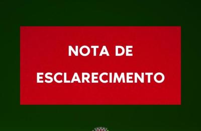 NOTA DE ESCLARECIMENTO