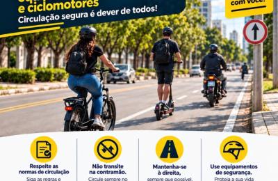 Prefeitura de Mirassol d&rsquo;Oeste promove a&ccedil;&otilde;es educativas durante a Semana Nacional do Tr&acirc;nsito 2026