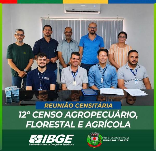 1&ordf; Reuni&atilde;o Censit&aacute;ria do 12&ordm; Censo Agropecu&aacute;rio, Florestal e Aqu&iacute;cola