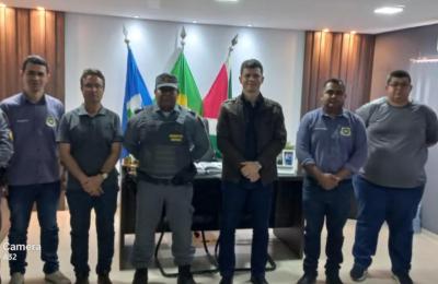 Primeira reuni&atilde;o com membros da Coordenadoria de Pol&iacute;cia  Comunit&aacute;ria da PMMT.