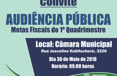 Prefeitura apresenta relat&oacute;rio de gest&atilde;o fiscal em audi&ecirc;ncia p&uacute;blica na C&acirc;mara Municipal