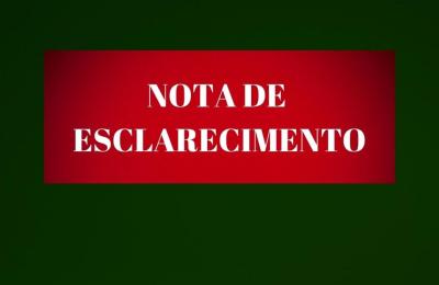 NOTA DE ESCLARECIMENTO