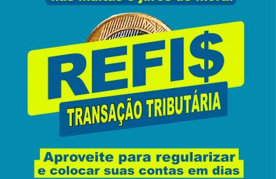 Aos interessados, uma boa oportunidade de ficar em dias com o Fisco Municipal.